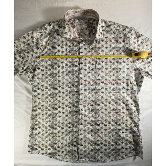 7 Downie St. Couture men's casual button-up shirt in a size 8 - Picture 4 of 16